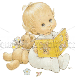 illustration - baby-reading-gif